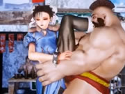 Fighting meisje Chun Li